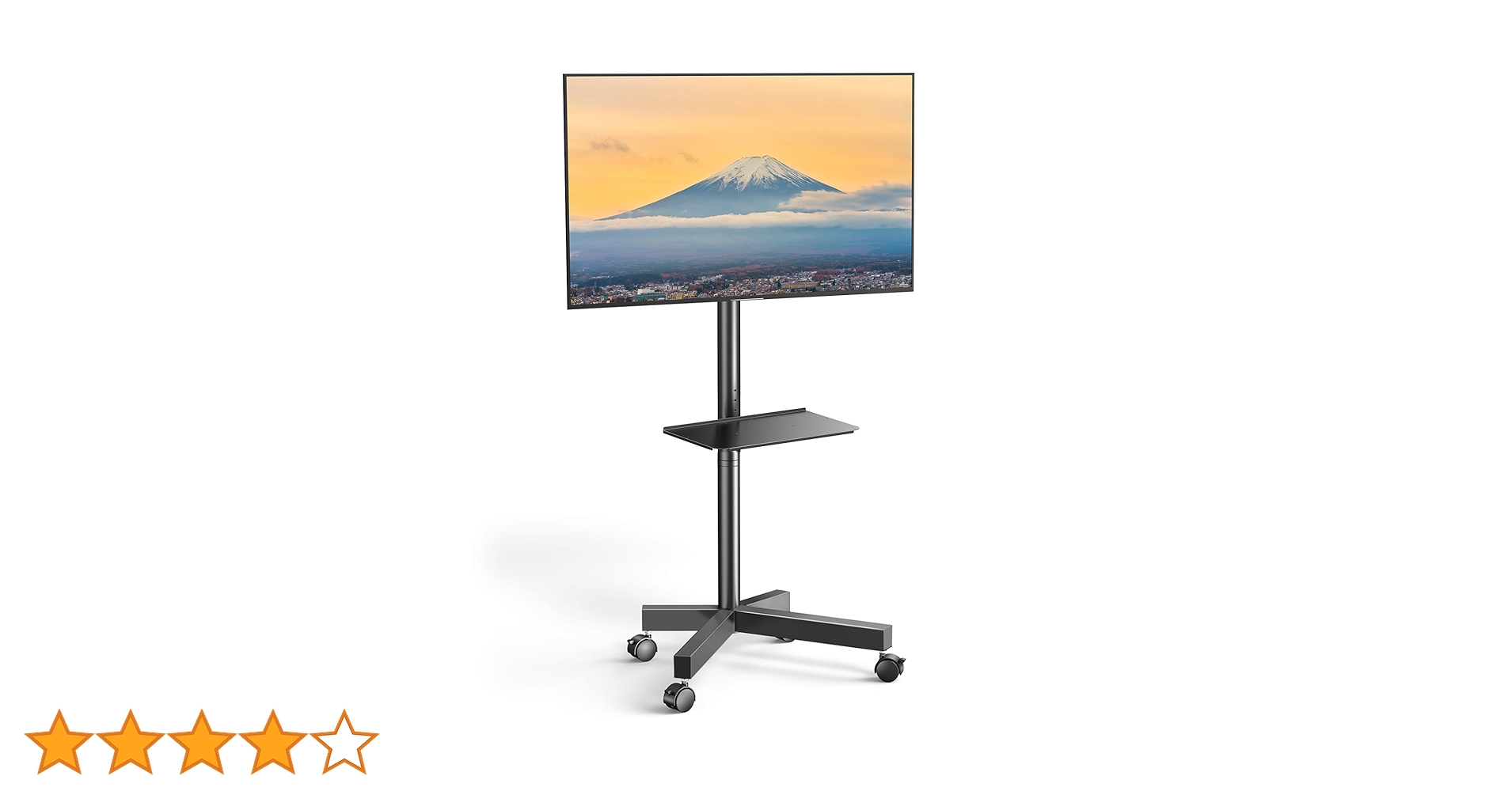 Amazon.co.jp: Perlegear テレビスタンド キャスター付き ハイタイプ